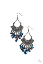 Load image into Gallery viewer, Chromatic Cascade - Blue earrings
