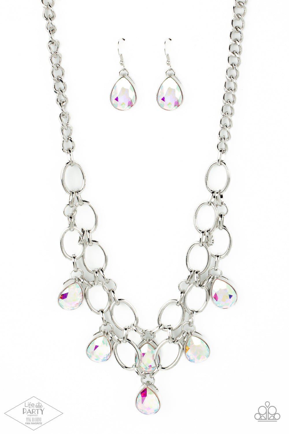 Show-Stopping Shimmer - Multi necklace