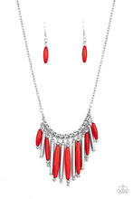 Load image into Gallery viewer, Bohemian Breeze - Red necklace
