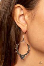 Load image into Gallery viewer, Textured Twinkle - Orange earrings
