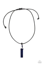 Load image into Gallery viewer, Comes Back ZEN-fold - Blue necklace
