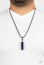 Load image into Gallery viewer, Comes Back ZEN-fold - Blue necklace
