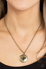 Load image into Gallery viewer, Monarch Meadow - Brass necklace
