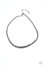 Load image into Gallery viewer, Beg, Borrow, or STEEL - Black necklace
