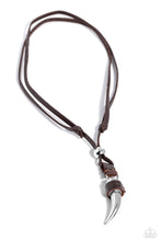 Load image into Gallery viewer, Show Your Claws - Brown necklace
