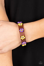 Load image into Gallery viewer, Flowery Frontier - Purple bracelet
