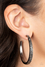 Load image into Gallery viewer, Tick, Tick, Boom! - Black earrings
