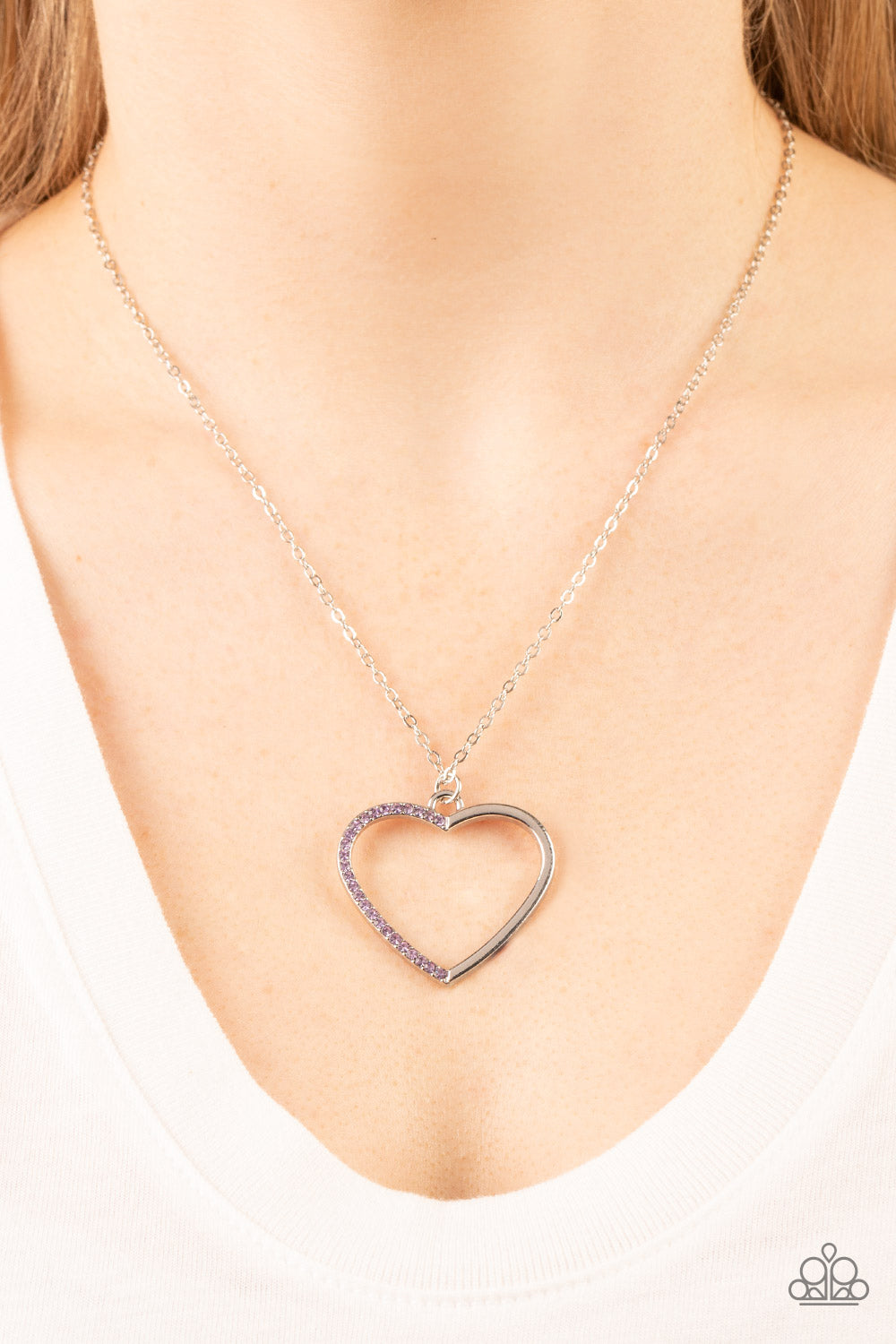 Love to Sparkle - Purple necklace