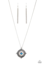 Load image into Gallery viewer, Compass Composure - Blue necklace
