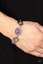 Load image into Gallery viewer, Coastal Charmer - Purple bracelet
