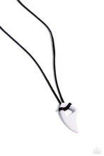 Load image into Gallery viewer, Summer Shark - White necklace
