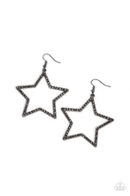 Load image into Gallery viewer, Supernova Sparkle - Black earrings
