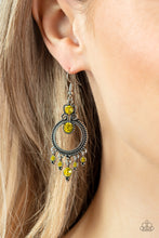 Load image into Gallery viewer, Palace Politics - Yellow earrings
