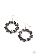 Load image into Gallery viewer, Floral Halos - Pink earrings
