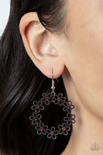 Load image into Gallery viewer, Floral Halos - Pink earrings
