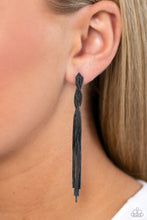 Load image into Gallery viewer, Ropin Rodeo Queen - Black earrings
