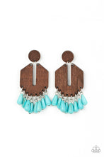 Load image into Gallery viewer, Western Retreat - Blue earrings
