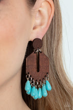 Load image into Gallery viewer, Western Retreat - Blue earrings
