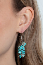 Load image into Gallery viewer, Pebble Palette - Blue earrings
