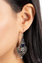 Load image into Gallery viewer, Castle Chateau - Blue earrings

