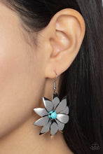 Load image into Gallery viewer, Pinwheel Prairies - Blue earrings

