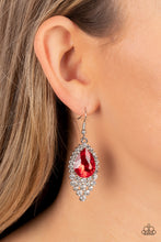 Load image into Gallery viewer, Glorious Glimmer - Red earrings
