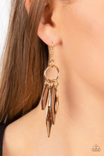 Load image into Gallery viewer, Primal Palette - Gold earrings
