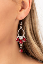 Load image into Gallery viewer, Coming in Clutch - Red earrings
