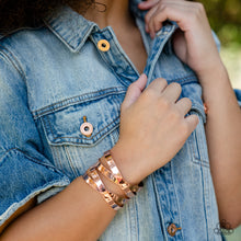 Load image into Gallery viewer, Industrial Imagination - Copper bracelet
