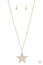 Load image into Gallery viewer, Rock Star Sparkle - Gold necklace
