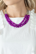 Load image into Gallery viewer, Pacific Picnic - Purple necklace

