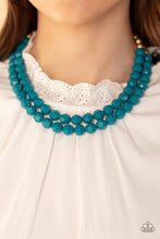 Load image into Gallery viewer, Greco Getaway - Blue necklace

