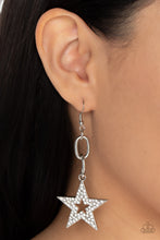 Load image into Gallery viewer, Cosmic Celebrity - White earrings
