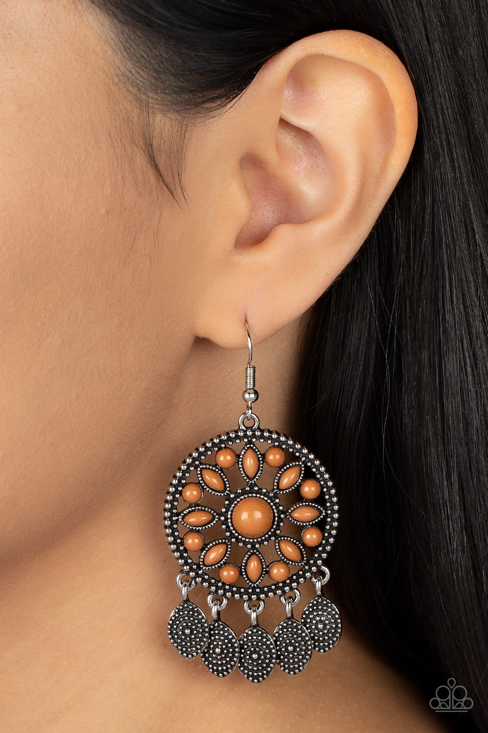 Sagebrush Symphony - Brown earrings