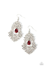 Load image into Gallery viewer, Sociable Sparkle - Red earrings
