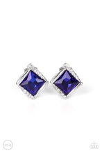 Load image into Gallery viewer, Sparkle Squared - Blue earrings

