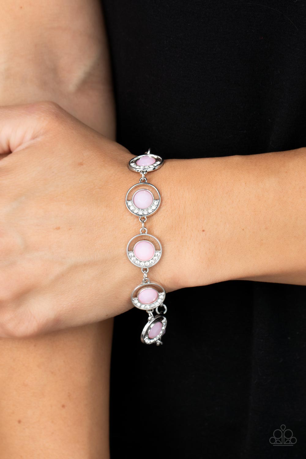 Twinkling Trajectory - Pink bracelet