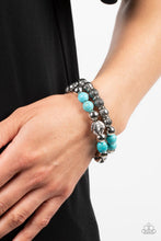 Load image into Gallery viewer, Sagebrush Saga - Blue bracelet
