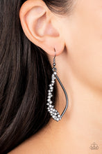 Load image into Gallery viewer, Sparkly Side Effects - Black earrings
