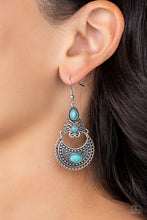 Load image into Gallery viewer, Sahara Samba - Blue earrings
