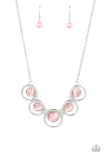Load image into Gallery viewer, Elliptical Enchantment - Pink necklace
