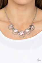 Load image into Gallery viewer, Elliptical Enchantment - Pink necklace
