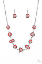 Load image into Gallery viewer, Fleek and Flecked - Red necklace
