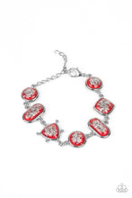 Load image into Gallery viewer, Speckled Shimmer - Red bracelet
