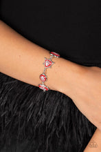 Load image into Gallery viewer, Speckled Shimmer - Red bracelet
