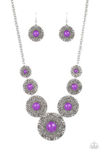 Load image into Gallery viewer, Garden Glade - Purple necklace
