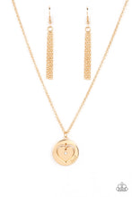 Load image into Gallery viewer, Heart Full of Faith - Gold necklace
