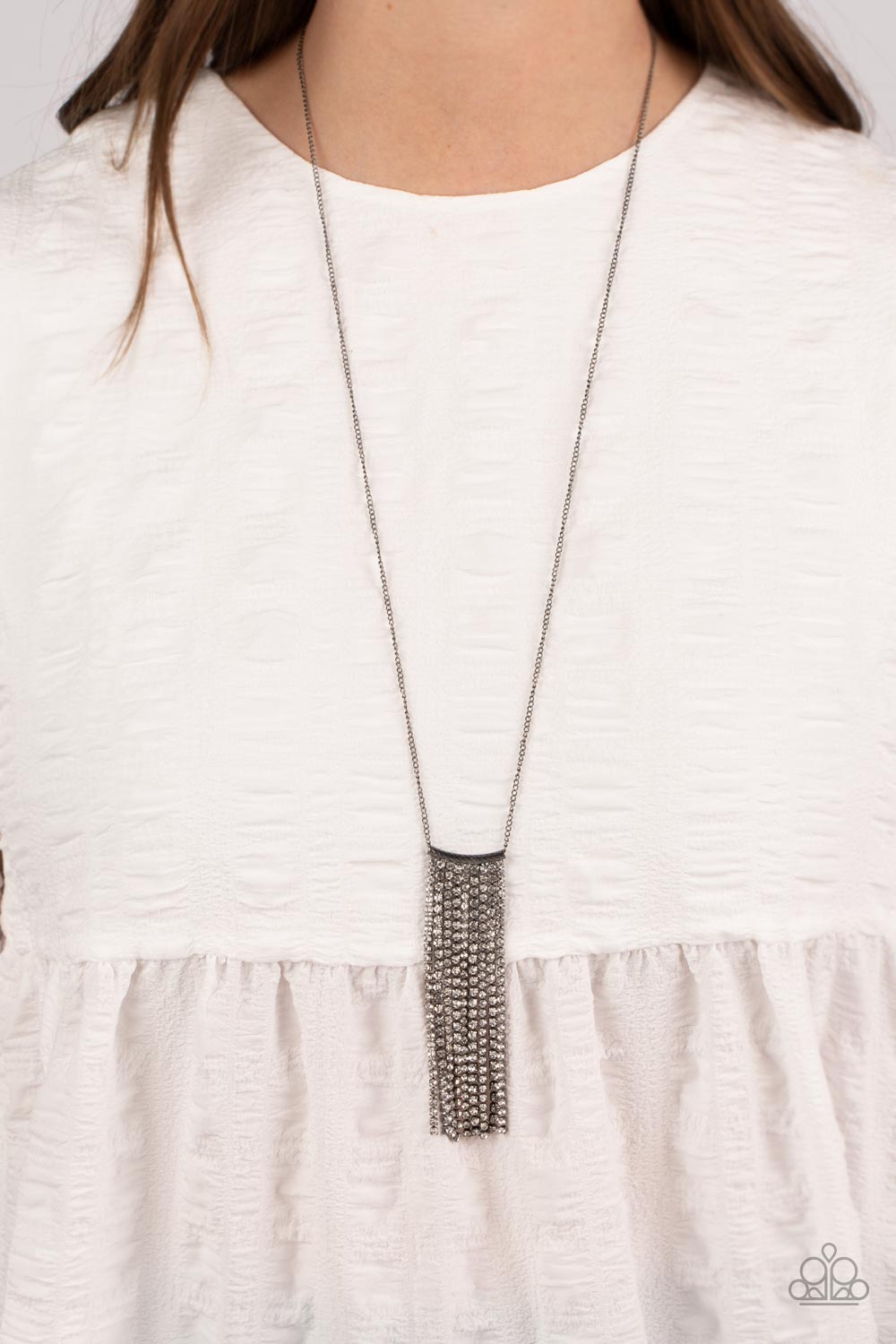 Stellar Crescendo - Black necklace