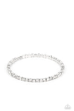 Load image into Gallery viewer, Rhinestone Spell - White bracelet
