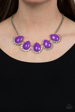 Load image into Gallery viewer, Ethereal Exaggerations - Purple necklace
